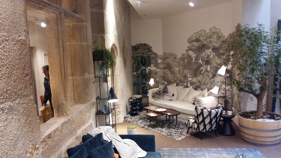 Intérieur rénovation pierre et verrière atelier